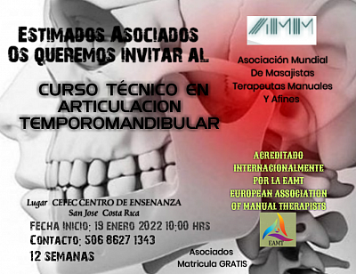 CURSO TÉCNICO ARTICULACION TEMPOROMANDIBULAR